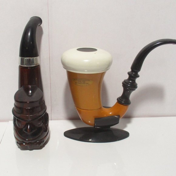 11 Vintage AVON Decanter Cologne Pipe Lot Uncle Sam, Blood Hound, Corn Cob ++ - Picture 3 of 16